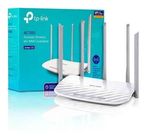 TP-LINK ARCHER C60 Router de Banda Dual Inalámbrico AC1350
