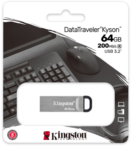 Pendrive 64GB USB3.2 Gen 1 DataTraveler Kyson