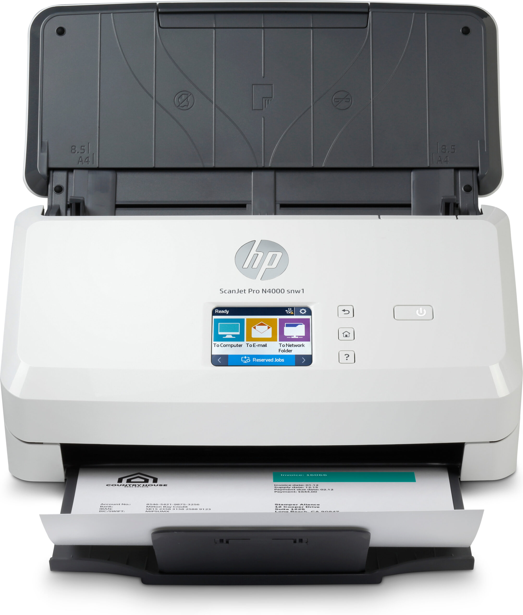 Escáner de Escritorio HP ScanJet Pro N4000 snw1