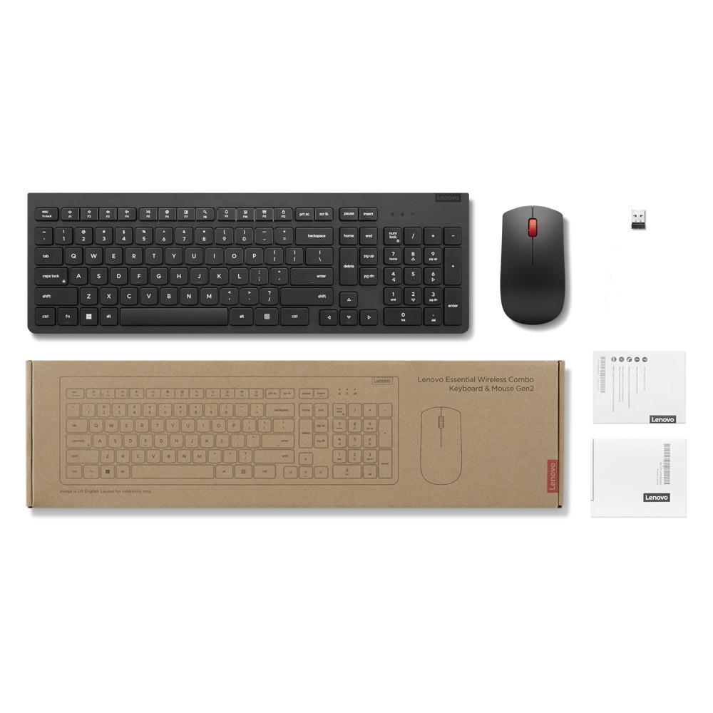Lenovo Wireless Kit Teclado Mouse Essential G2