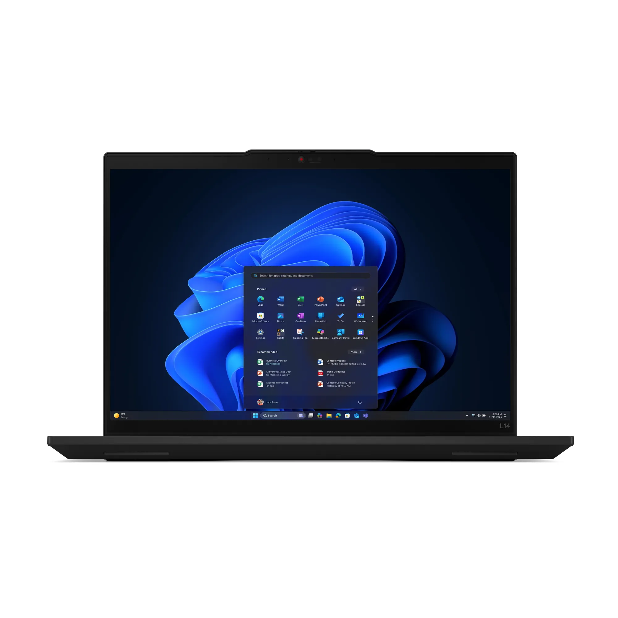 Notebook Lenovo Thinkpad L14 Gen6 Ultra 7 255U RAM16GB SSD 512GB 14" W11P - Imagen 2