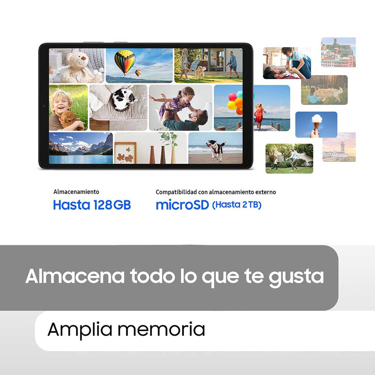 Tablet Samsung A11 Mediatek G99 4 GB 64 GB 8.7" Gris - Imagen 3