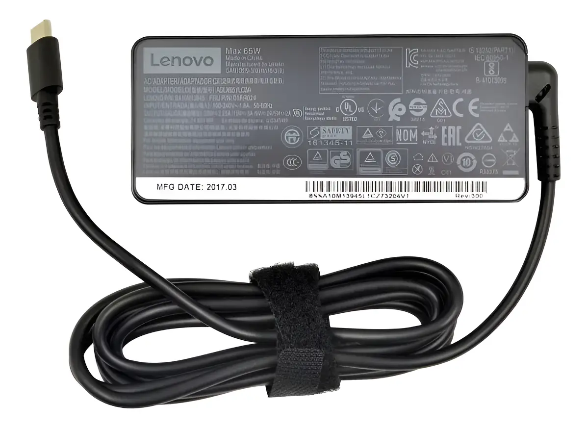 Cargador Lenovo Original Tipo C 65w 3,25a 20v Usb-c