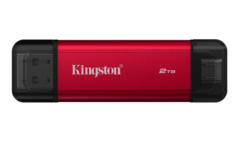 Unidad SSD Externo Kingston 2TB Dual USB-C/A Lec1050MB/s Esc950MB/s