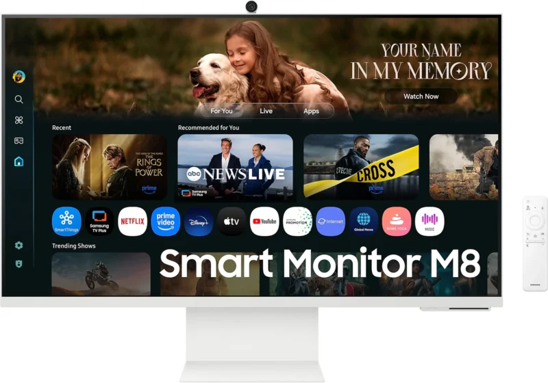 Monitor Samsung M8 M80F 32" Smart TV 4K 3840*2160 VA HDMI USB USB-C 60Hz 4ms