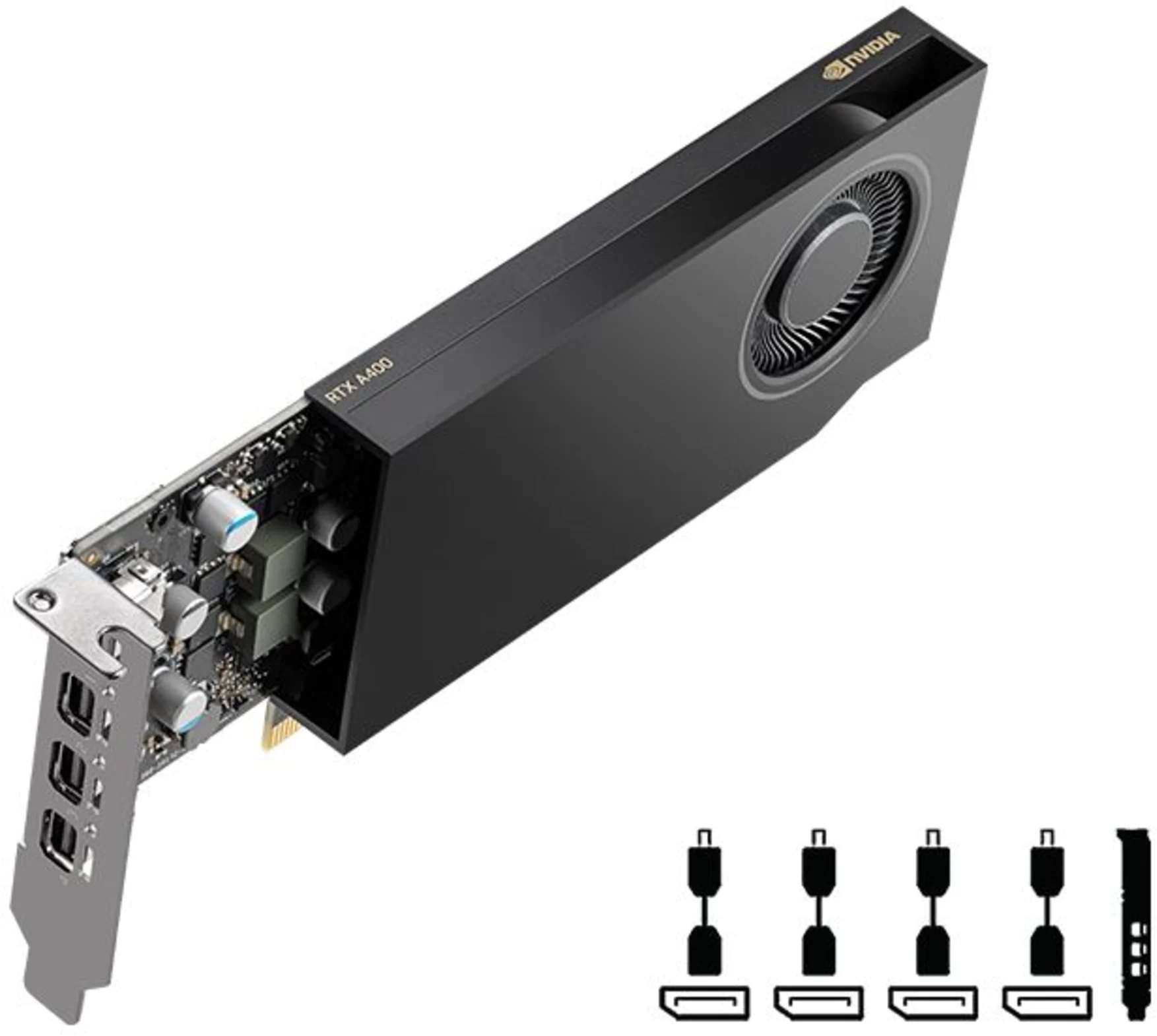 Tarjeta de Video PNY NV RTX A400 4GB GDDR6 4*mDP PCIe 4.0 - Imagen 5